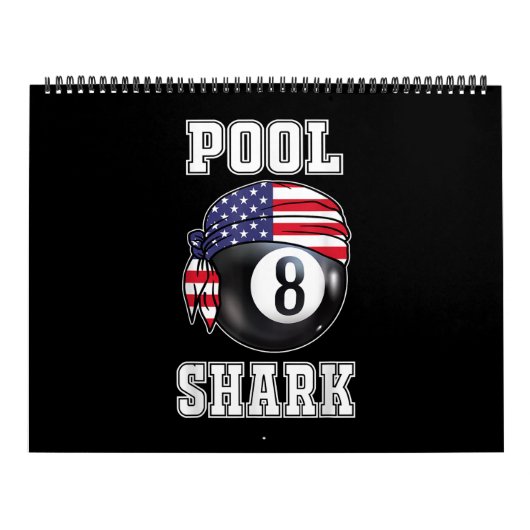 Pool Sharsey Cool Gift Top Bar Billiards Kalender (Hoes)
