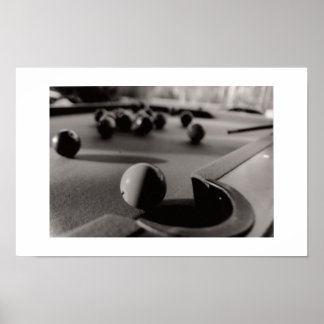 Pool Shot Poster