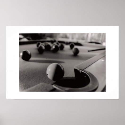 Pool Shot Poster (Voorkant)