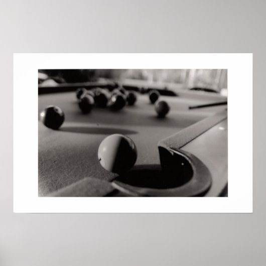 Pool Shot Poster (Voorkant)