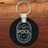 Pool Skills Loading Funny Quote Billiard Sleutelhanger (Voorkant)
