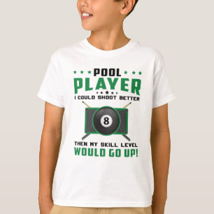 Pool Snooker Billiard 8 Ball Billiards Gift Idee T-shirt