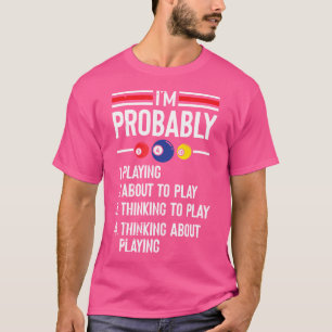 Pool Snooker Player Billiards Glove Wearer Cue Bil T-shirt