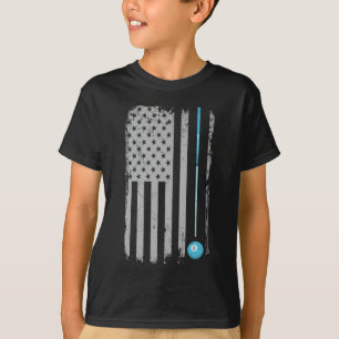 Pool Speler - Biljart 8 Ball Amerikaanse FL T-shirt