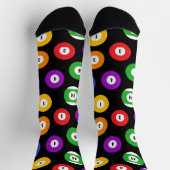 Pool speler Pool Ballen Patroon Sokken (Top)
