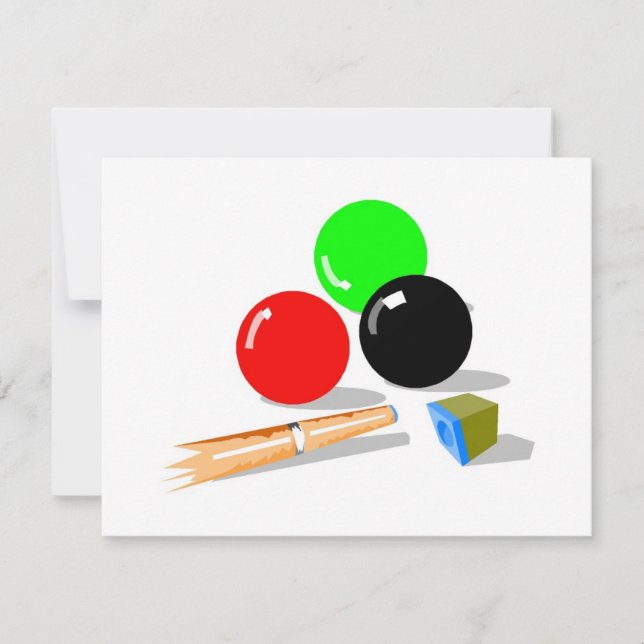 Pool Stick en Balls (Voorkant)