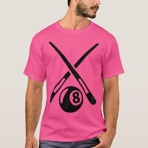 Pool Sticks 8 Ball Billiards T-shirt
