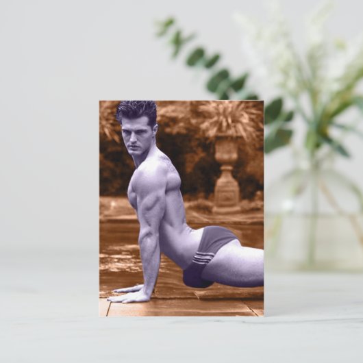 Pool Stretch Briefkaart (Staand voorkant)