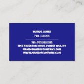 Pool Swimmer Design, Swimming Pool reiner Visitekaartje (Achterkant)