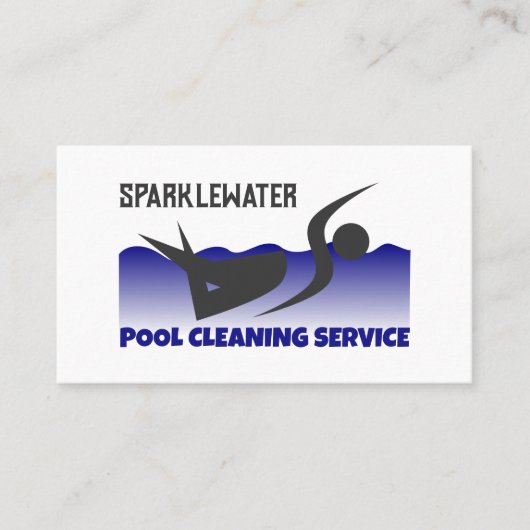 Pool Swimmer Design, Swimming Pool reiner Visitekaartje (Voorkant)