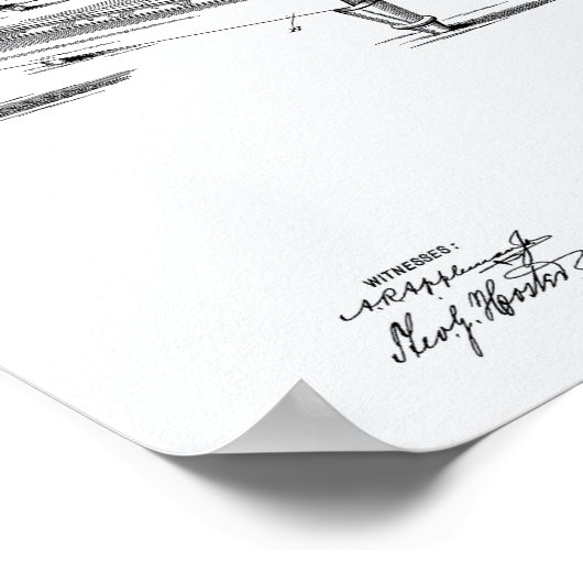 Pool Tabel 1901 Whitepaper over patenten Poster (Hoek)