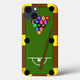 Pool Table Billiards 8 acht-strand Case-Mate iPhone Case