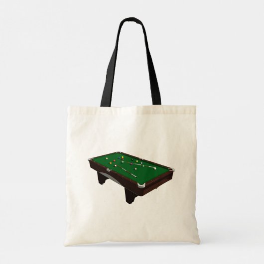 Pool Table Canvas tas (Achterkant)
