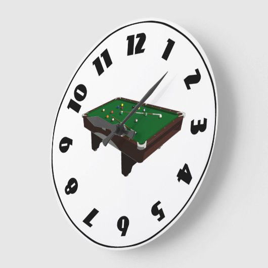 Pool Table Clock Grote Klok (Hoek)