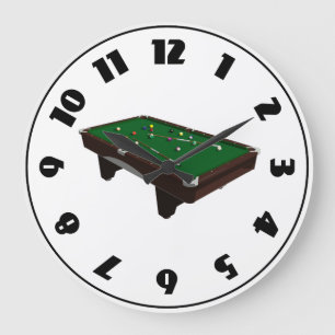 Pool Table Clock Grote Klok