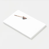 Pool Table Cue Stick en Balls Post-it® Notes (Schuin)