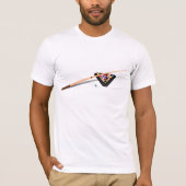 Pool Table Cue Stick en Balls T-Shirt (Voorkant)