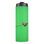 Pool Table Cue Stick en Balls Thermosbeker (Voorkant)