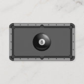 Pool Table Dark Visitekaartje (Achterkant)