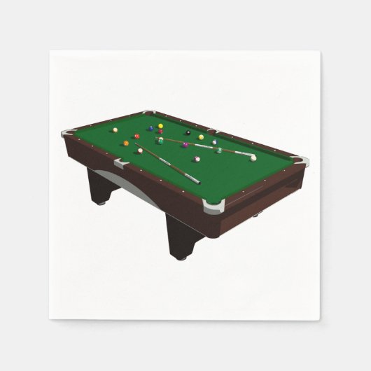 Pool Table Papieren servetten (Voorkant)
