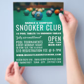 Pool Table, Pool Club, Snooker Club Adverteren Flyer (Hand)