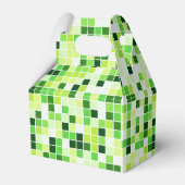 Pool Tegels, Groene Mozaïek Tegels, Geometrisch Pa Bedankdoosjes (Voorkant Zijde)