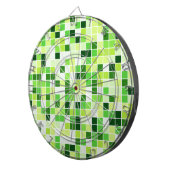 Pool Tegels, Groene Mozaïek Tegels, Geometrisch Pa Dartbord (Voorkant Rechts)