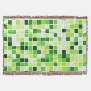 Pool Tegels, Groene Mozaïek Tegels, Geometrisch Pa Deken