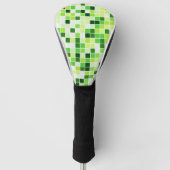 Pool Tegels, Groene Mozaïek Tegels, Geometrisch Pa Golfheadcover (Voorkant)