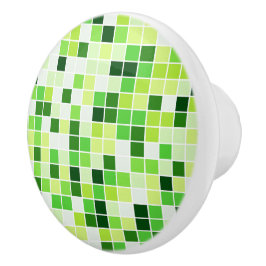 Pool Tegels, Groene Mozaïek Tegels, Geometrisch Pa Keramische Knop