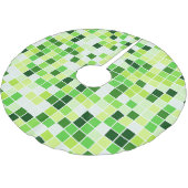 Pool Tegels, Groene Mozaïek Tegels, Geometrisch Pa Kerstboom Rok (Gekanteld)