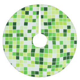 Pool Tegels, Groene Mozaïek Tegels, Geometrisch Pa Kerstboom Rok