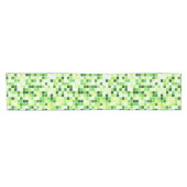 Pool Tegels, Groene Mozaïek Tegels, Geometrisch Pa Korte Tafelloper (Horizontaal)