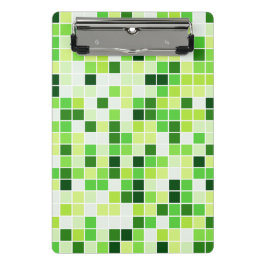 Pool Tegels, Groene Mozaïek Tegels, Geometrisch Pa Mini Klembord