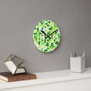 Pool Tegels, Groene Mozaïek Tegels, Geometrisch Pa Ronde Klok