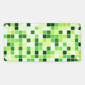 Pool Tegels, Groene Mozaïek Tegels, Geometrisch Pa Spandoek (Horizontaal)