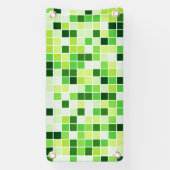 Pool Tegels, Groene Mozaïek Tegels, Geometrisch Pa Spandoek (Verticaal)