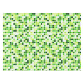 Pool Tegels, Groene Mozaïek Tegels, Geometrisch Pa Tafelkleed (Voorkant (Horizontaal))