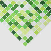 Pool Tegels, Groene Mozaïek Tegels, Geometrisch Pa Tissuepapier (Detail)