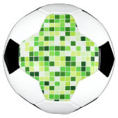 Pool Tegels, Groene Mozaïek Tegels, Geometrisch Pa Voetbal (Gedraaid)