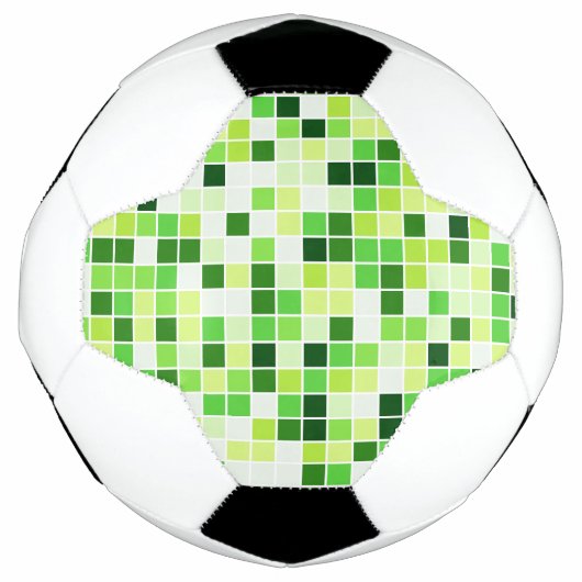 Pool Tegels, Groene Mozaïek Tegels, Geometrisch Pa Voetbal (Voorkant)