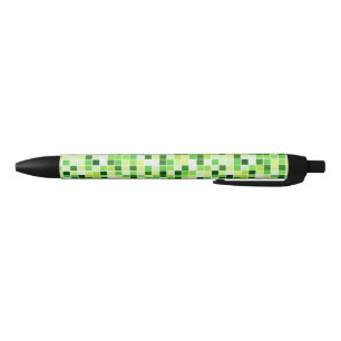 Pool Tegels, Groene Mozaïek Tegels, Geometrisch Pa Zwarte Inkt Pen