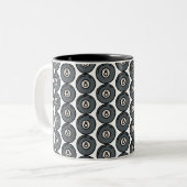 pool tweekleurige koffiemok (Voorkant links)