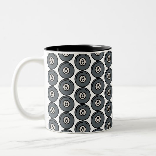 pool tweekleurige koffiemok (Links)