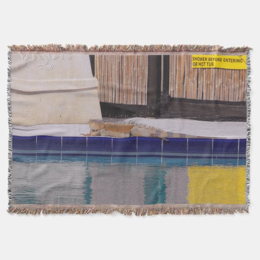 pool van de Iguana Deken (Voorkant)