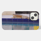 pool van de Iguana iPhone Hoesje (Achterkant horizontaal)