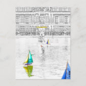 Pool van de Luxemburgse tuin - Parijs Briefkaart (Voorkant)