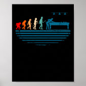 Pool van Man Billiards Player 8 Ball Cue Billiards Poster (Voorkant)