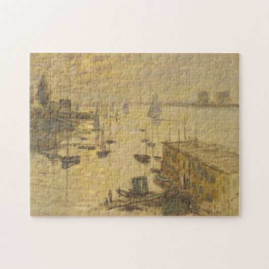 Pool vanuit Bridge Argenteuil Monet Fine Art Legpuzzel (Horizontaal)