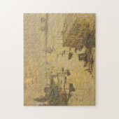 Pool vanuit Bridge Argenteuil Monet Fine Art Legpuzzel (Verticaal)